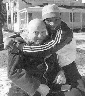 Mike Tyson with probably the only person he ever trusted in his life, boxing trainer Cus D'Amato.